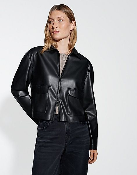 OPUS Jackenblazer JOSMICA Regular in Nappalederoptik günstig online kaufen