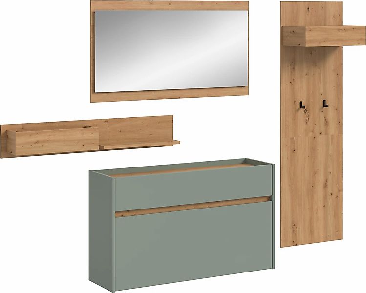 INOSIGN Garderoben-Set "EVRID, 4-teilig, Breite 205 cm, individuell hängbar günstig online kaufen