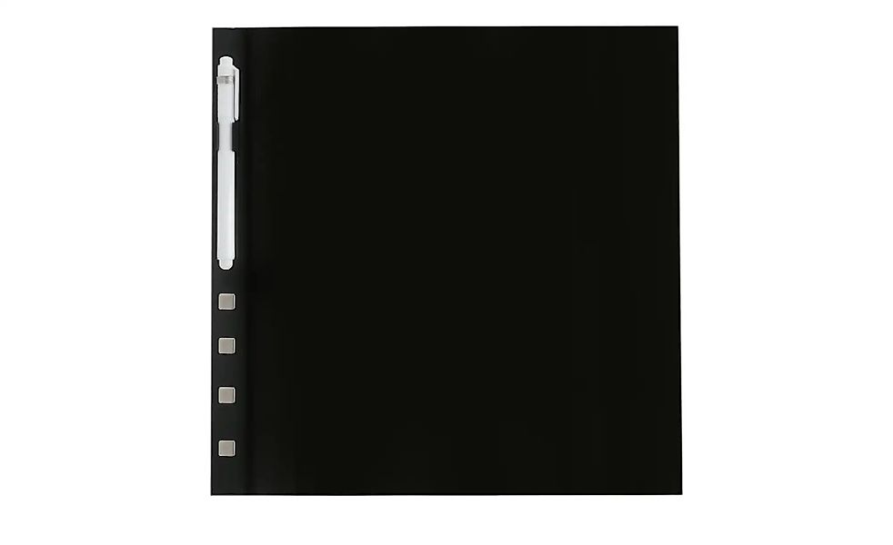 Memoboard 30x30 cm  Schwarz ¦ schwarz ¦ Maße (cm): B: 30 H: 30 Accessoires günstig online kaufen