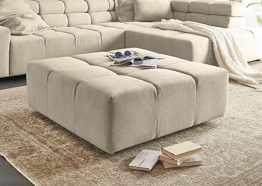 INOSIGN Polsterhocker Ancona, passend zur "Ancona"-Polsterserie, auch in Co günstig online kaufen