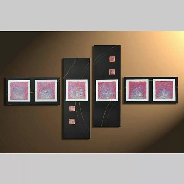4 Leinwandbilder ABSTRAKTE KUNST (6) 120 x 70cm Handgemalt günstig online kaufen