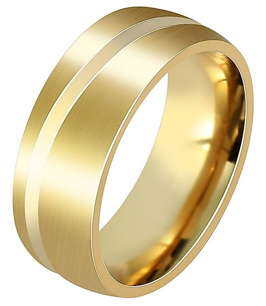 AKZENT Fingerring Peyton aus Edelstahl, Ionenplattiert, günstig online kaufen