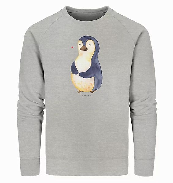 Mr. & Mrs. Panda Longpullover Pinguin Diät Größe S - Heather Grey - Geschen günstig online kaufen