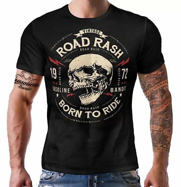 GASOLINE BANDIT® T-Shirt für Biker, Racer und Motorradfahrer: Road Rash - B günstig online kaufen