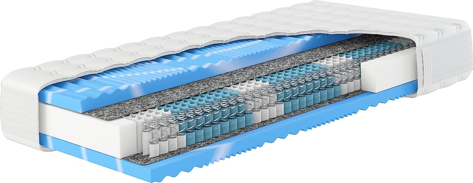 Taschenfederkernmatratze Premium-Taschenfederkern-Matratze XXL Gelstar T-10 günstig online kaufen