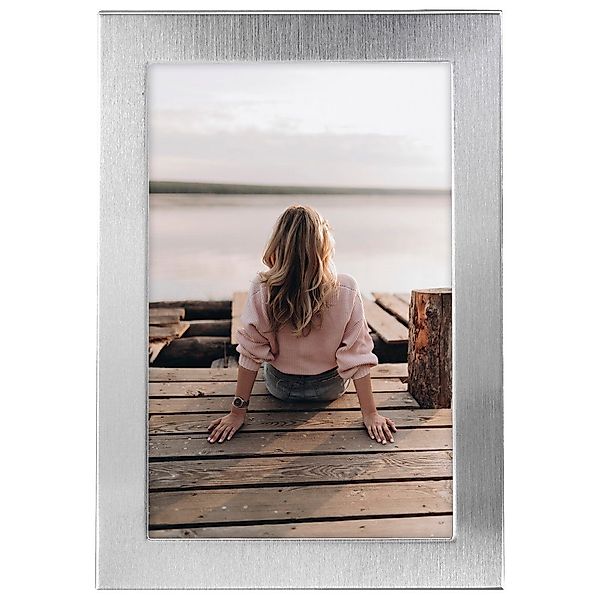 Hama Portraitrahmen Porträtrahmen 13x18 cm, silber, günstig online kaufen