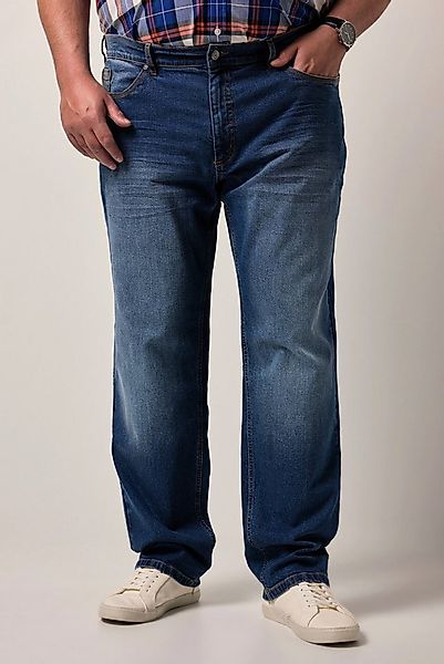 Men Plus 5-Pocket-Jeans Jeans Denim Tapered Loose Fit 5-Pocket günstig online kaufen