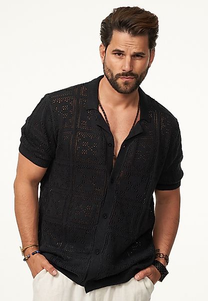 SOULSTAR Poloshirt im Cardigan Vintage Summer-Look günstig online kaufen