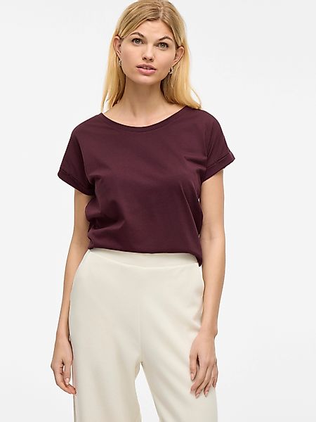 Vila Rundhalsshirt VIDREAMERS NEW PURE T-SHIRT/SU-NOOS günstig online kaufen