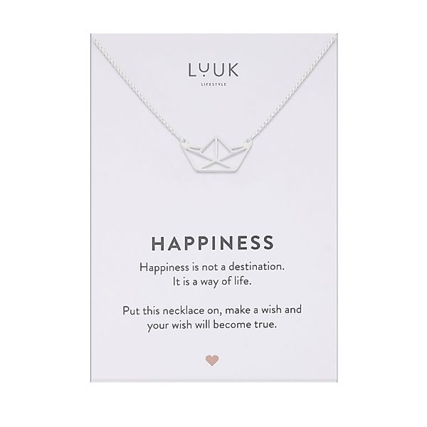 LUUK LIFESTYLE Kette mit Anhänger Schiff, günstig online kaufen