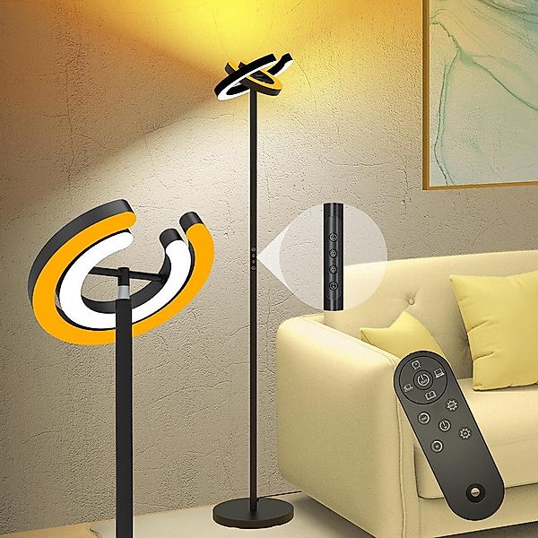 SERBASIC Stehlampe Stehlampe LED Dimmbar, Magnetisch günstig online kaufen
