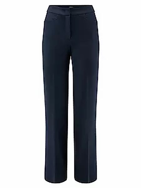 Knöchellange Straight Fit-Hose Peter Hahn blau günstig online kaufen