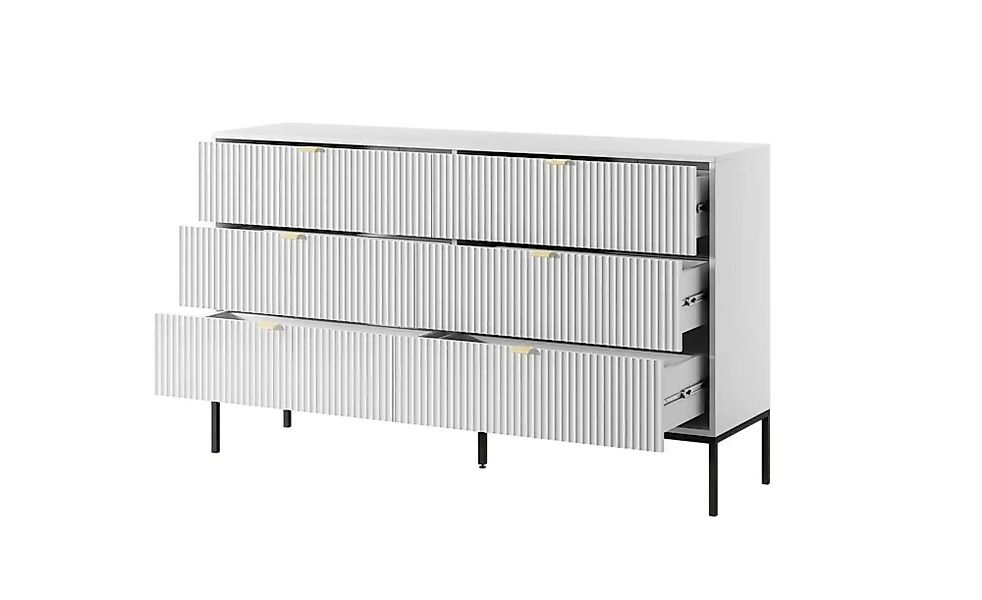 Kommode  Nova ¦ weiß ¦ Maße (cm): B: 154 H: 91 Kommoden & Sideboards > Komm günstig online kaufen