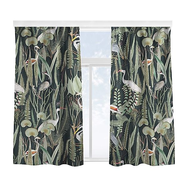 Bilderdepot24 Vorhang Gardine Aquarell Tropisch Modern günstig online kaufen