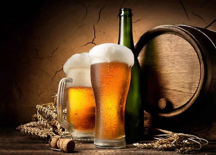 Papermoon Fototapete »Bier« günstig online kaufen