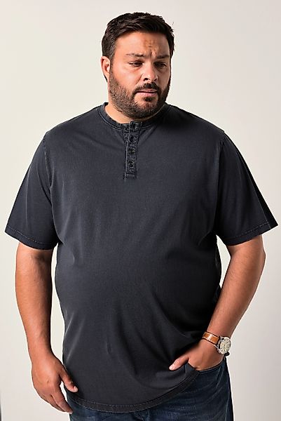 Men Plus T-Shirt Men+ Henley Halbarm günstig online kaufen