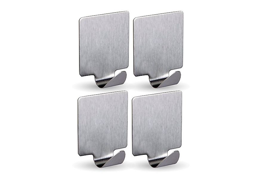 Bestlivings Wandhaken Wandhaken Edelstahl, selbstklebend, 4er, Badezimmer, günstig online kaufen