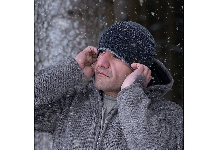 McRon Strickmütze Gefütterte Wollmütze Modell Milan Gefüttert mit Fleece günstig online kaufen