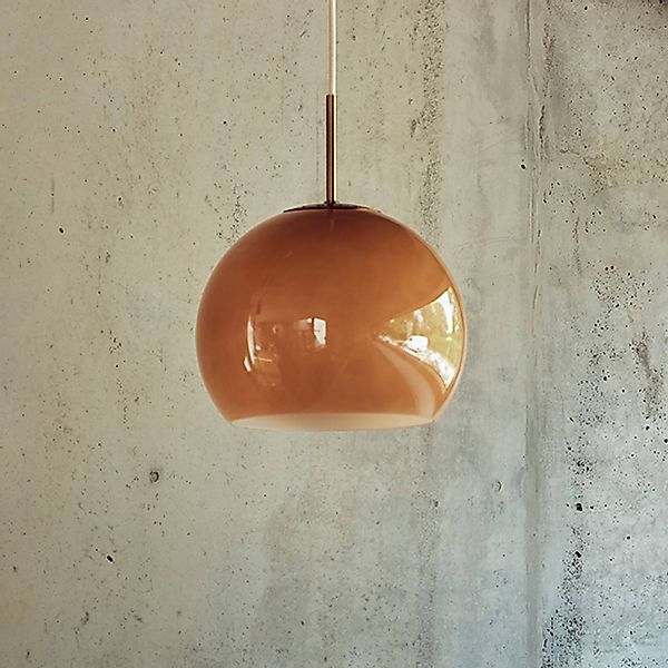 FRANDSEN Hängeleuchte Ball Glass, cappucino, Ø 25 cm günstig online kaufen