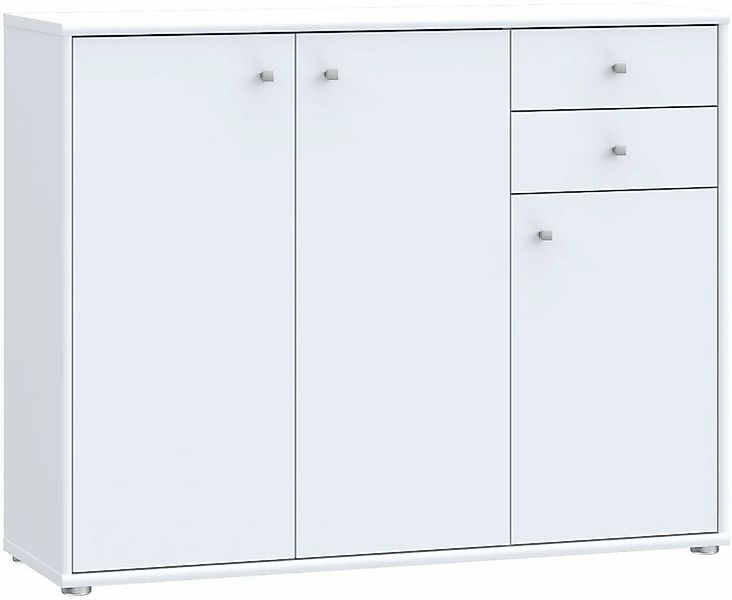 FORTE Kommode "Tempra, Kommode, 3 Türen, 2 Schubkästen, viel Stauraum" Brei günstig online kaufen