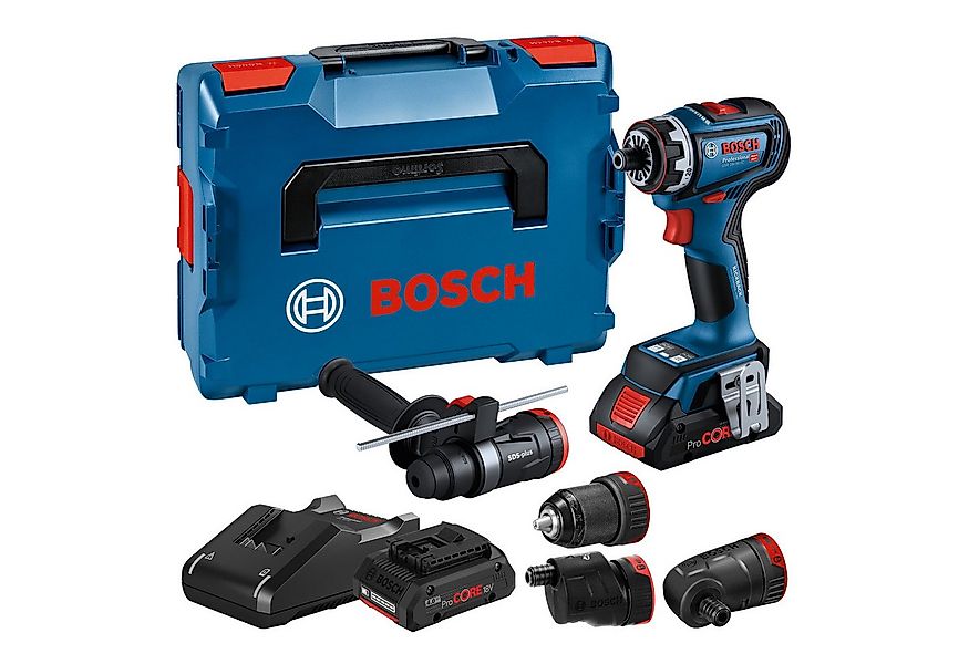 Bosch Professional Akku-Bohrschrauber »GSR 18V-90 FC«, Inkl. 2x Akkus 4,0Ah günstig online kaufen