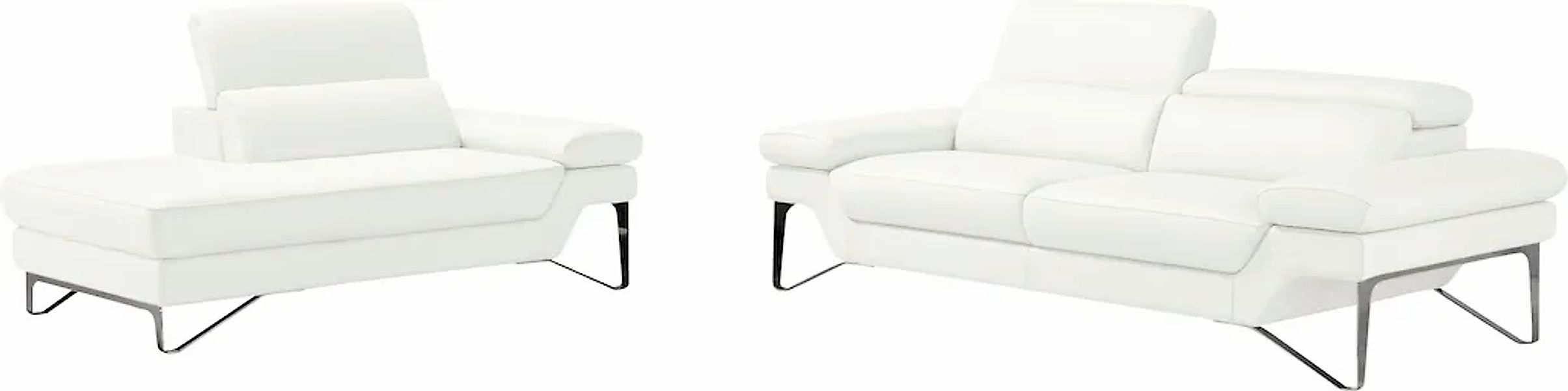 Egoitaliano Polstergarnitur "Princess", Set aus 2,5 Sitzer und Ottomane, Ko günstig online kaufen