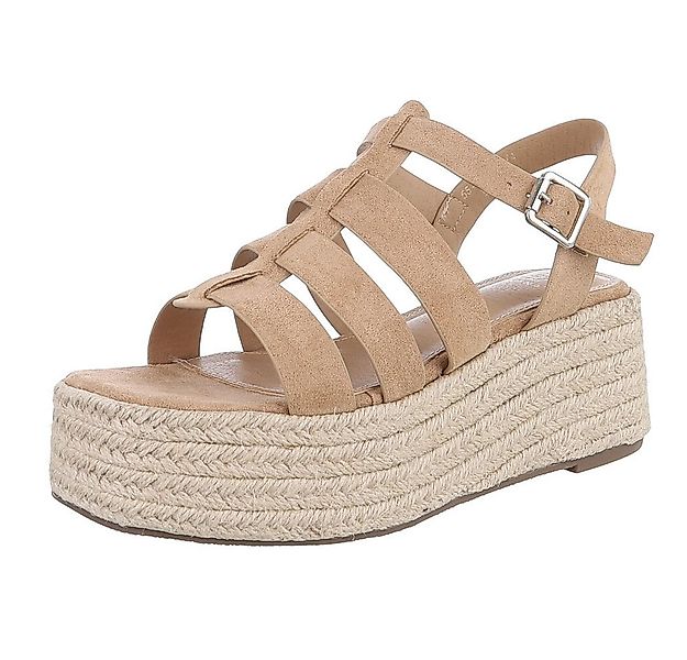 Ital-Design Moderne Plateau-Sandaletten für Damen – ideales Sommer-Design P günstig online kaufen