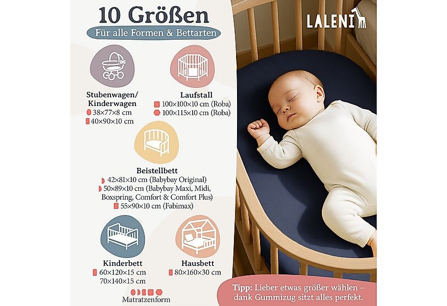 Laleni Spannbettlaken Atmungsaktives weiches und wärmendes Spannbettlaken, günstig online kaufen