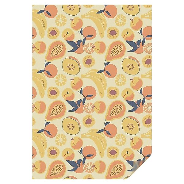 Tulup Buntglasfolie Saftige Früchte Buntglas Fensterfolie 100x146 cm Gelb S günstig online kaufen