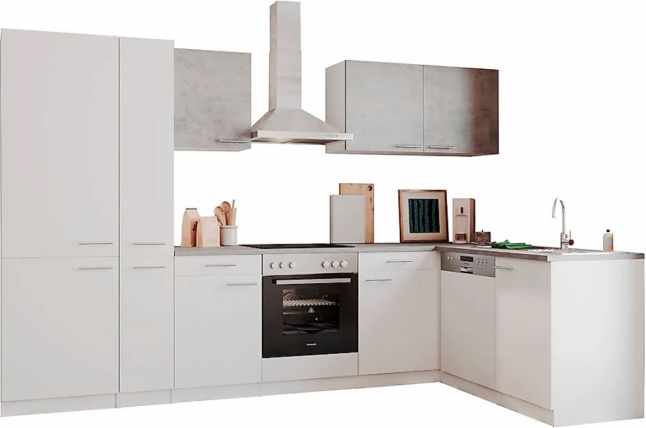 RESPEKTA Küchenzeile "Malia" Breite 310 cm, mit Soft-Close, in exklusiver K günstig online kaufen