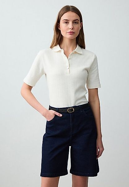 Jimmy Key Bootcuthose Denim shorts met hoge taille en wijde pijpen günstig online kaufen