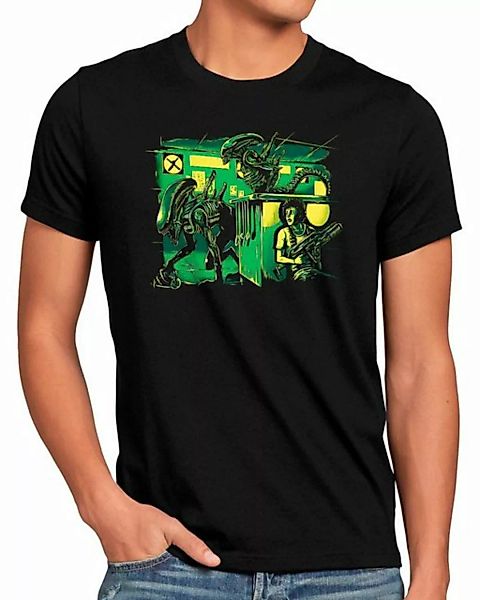 style3 Print-Shirt Herren T-Shirt Hide the Fear xenomorph alien ridley scot günstig online kaufen