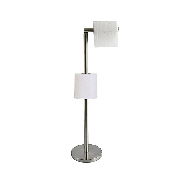 MSV Toilettenpapierhalter Edelstahl Ø 15 cm x 60 cm Edelstahl günstig online kaufen