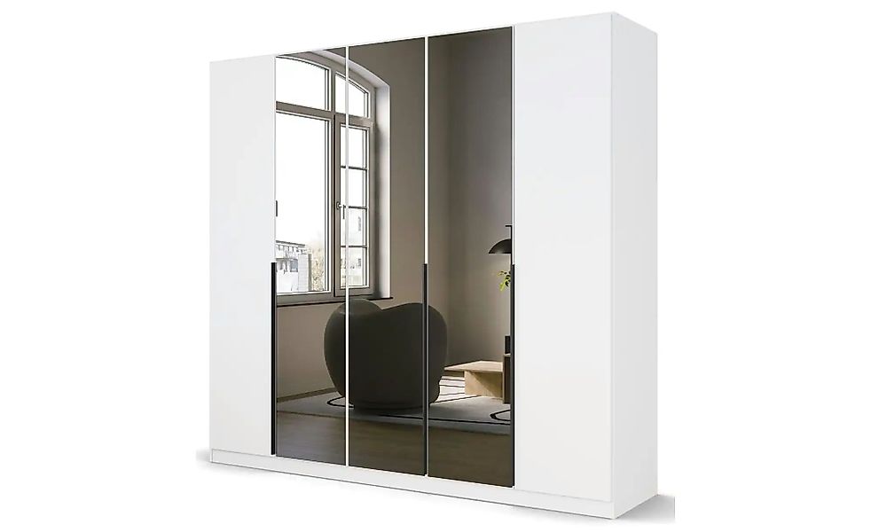 Drehtürenschrank  Skyla ¦ weiß ¦ Maße (cm): B: 226 H: 210 Schränke > Kleide günstig online kaufen