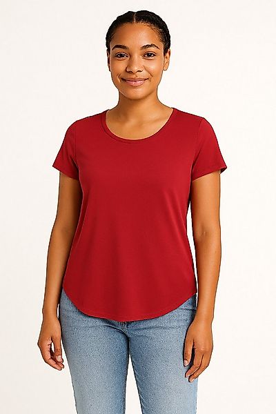 Vero Moda Blusenshirt VMBELLA SS TOP WVN GA NOOS Viskosemischung, abgerunde günstig online kaufen