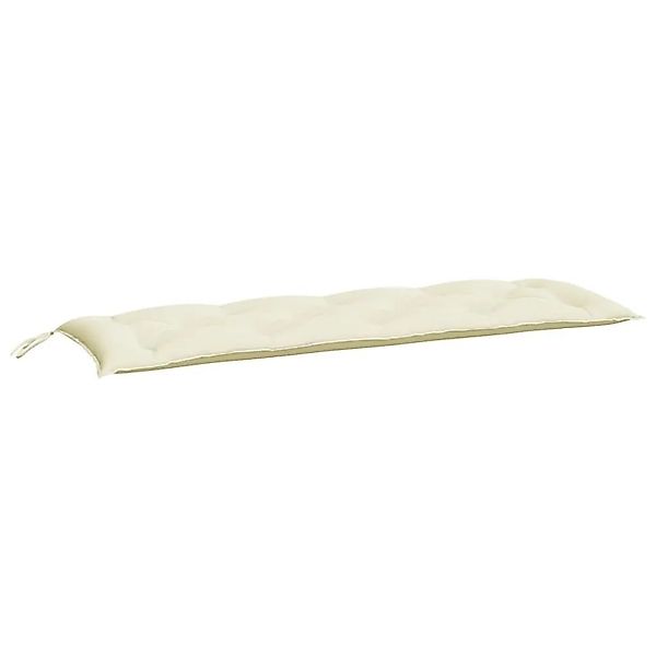 vidaXL Gartenbank-Auflage Creme 150x50x7 cm Oxford-Gewebe 361604 günstig online kaufen