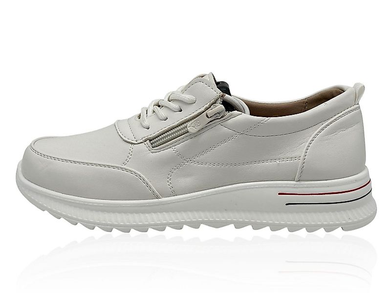 Nowaland Bequeme Damen Halbschuhe mit Reißverschluss und Schnürung Sneaker günstig online kaufen