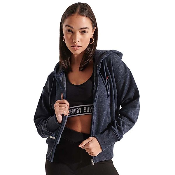 Superdry Code Essential Sweatshirt Mit Reißverschluss XL Deep Navy Marl günstig online kaufen
