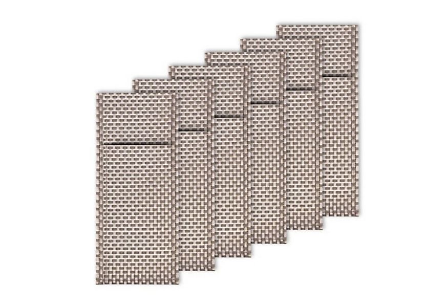 Thiru Besteckhalter Bestecktaschen 6-tlg. - Grau/Silber - abwaschbar & form günstig online kaufen