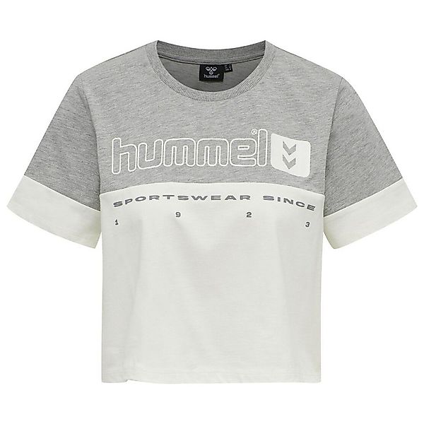Hummel Legacy Siw Cropped Kurzärmeliges T-shirt S Grey Melange günstig online kaufen