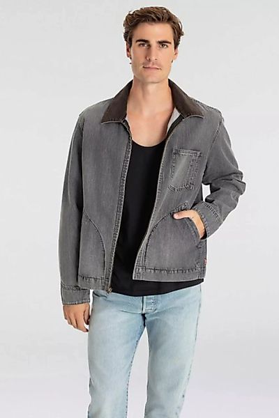 Levi's® Jeansjacke FULL ZIP MECHANICS TRKR mit Zipper und Kragen mit Cordbe günstig online kaufen