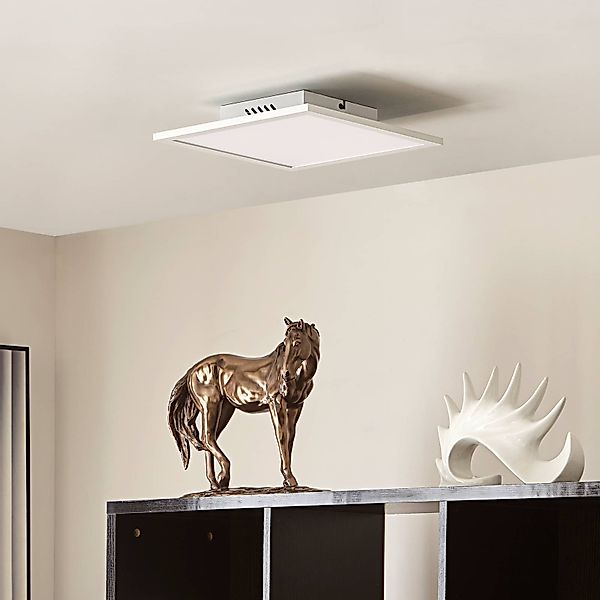 Lindby LED-Panel Lamin, weiß, 30 cm, CCT, dimmbar, Remote günstig online kaufen