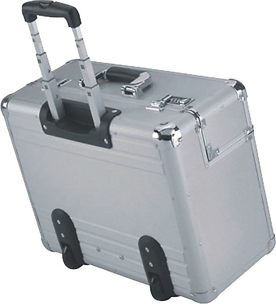 ALUMAXX Aktentasche Alu-Pilotenkoffer 48x38x23 cm mit Trolleysystem silber günstig online kaufen