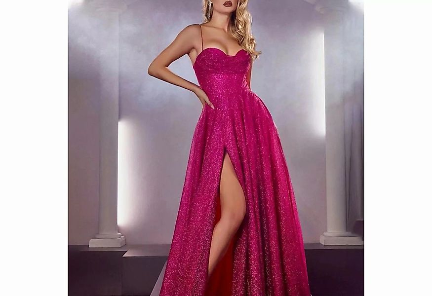 KIKI Abendkleid Lila Kleid-A-Linien-Kleid-Brautkleid-Maxikleid-Of-Shoulder- günstig online kaufen