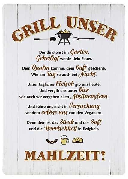 GILDE Wandbild, Grillen, Grosses tolles Griller günstig online kaufen