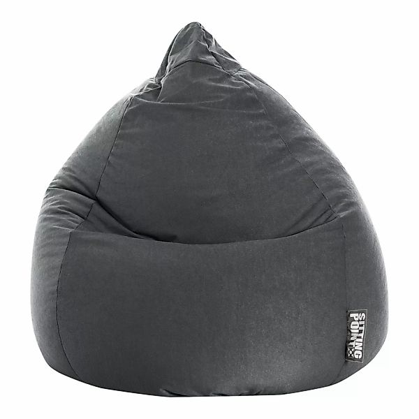 Sitting Point Sitzsack BeanBag Easy 220 l Anthrazit günstig online kaufen
