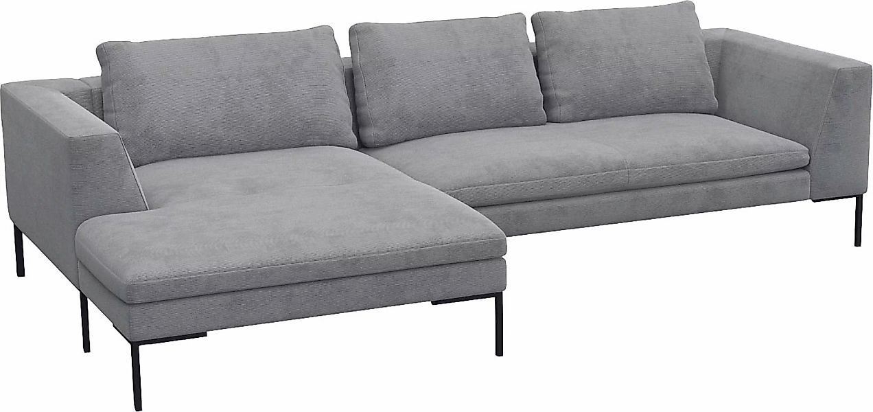 FLEXLUX Ecksofa "Loano, toller Sitzkomfort, L-Form", modernes Sofa, frei im günstig online kaufen