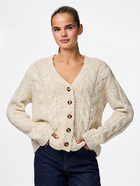 pieces Strickjacke PCNINA LS V-NECK KNIT günstig online kaufen