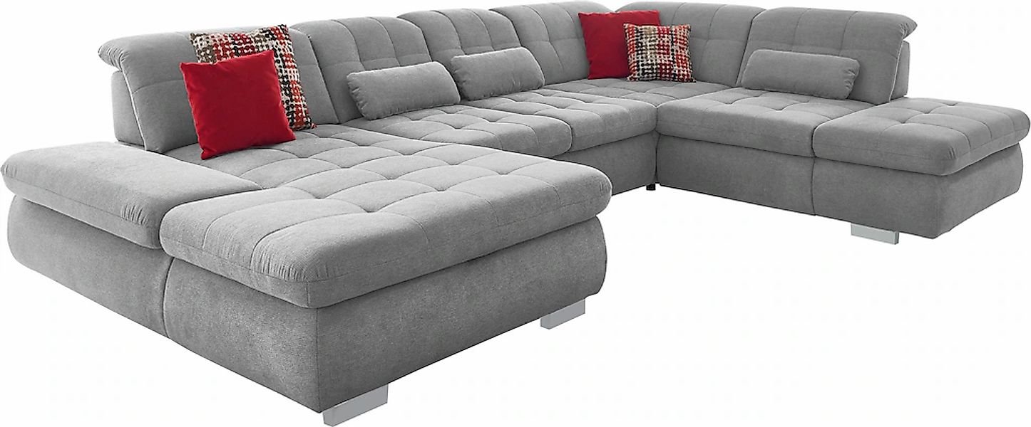 Die PlanBar Wohnlandschaft »MP-IN17004 U-Form« wahlweise mit Funktionen, Ka günstig online kaufen