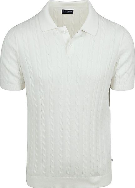 Suitable Respect Poloshirt Knit Cable Ecru - Größe S günstig online kaufen